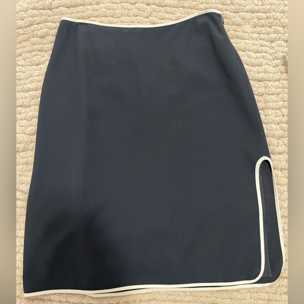 Banana Republic Black Skirt with White Trim